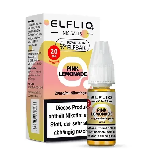 Elfbar Elfliq Nikotinsalz Liquid – Pink Lemonade 10ml