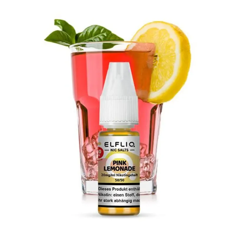 Elfbar Elfliq Pink Lemonade Nikotinsalz Liquid 10 ml