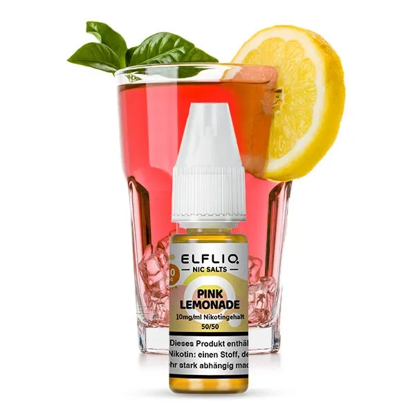 Elfbar – Elfliq – Pink Lemonade – Nikotinsalz Liquid – 10ml – 10mg/ml