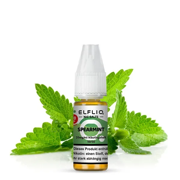 Elfbar – Elfliq – Spearmint – Nikotinsalz Liquid – 10ml