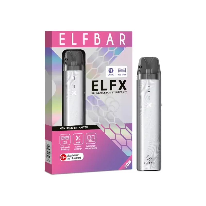 Elfbar – ELFX Refillable Kit Silver
