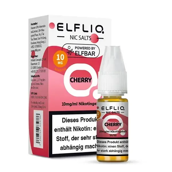 ELFLIQ – Cherry E-Liquid 10ml / 10mg