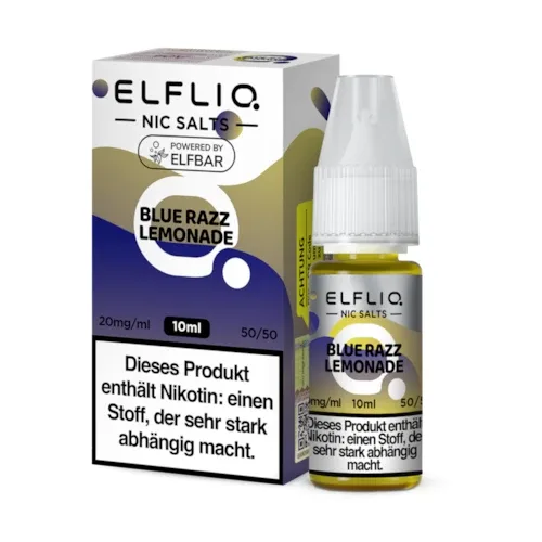 ELFLIQ Liquid Blue Razz Lemonade Nic Salt