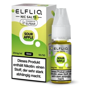 ELFLIQ - Sour Apple - Nikotinsalz Liquid