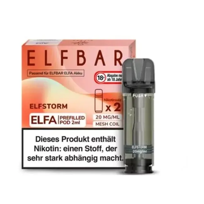 Elfstorm – Elf Bar – Elfa Prefilled Pod (2er-Pack)