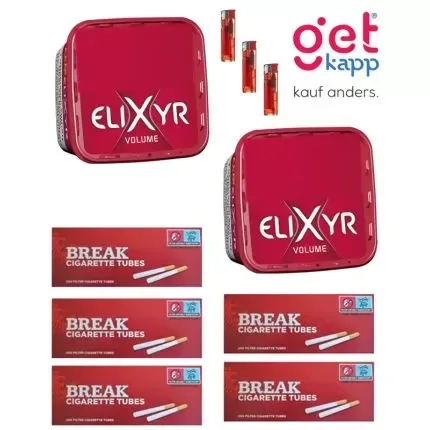Elixyr Tabak Red Volume 260g Eimer Sparset