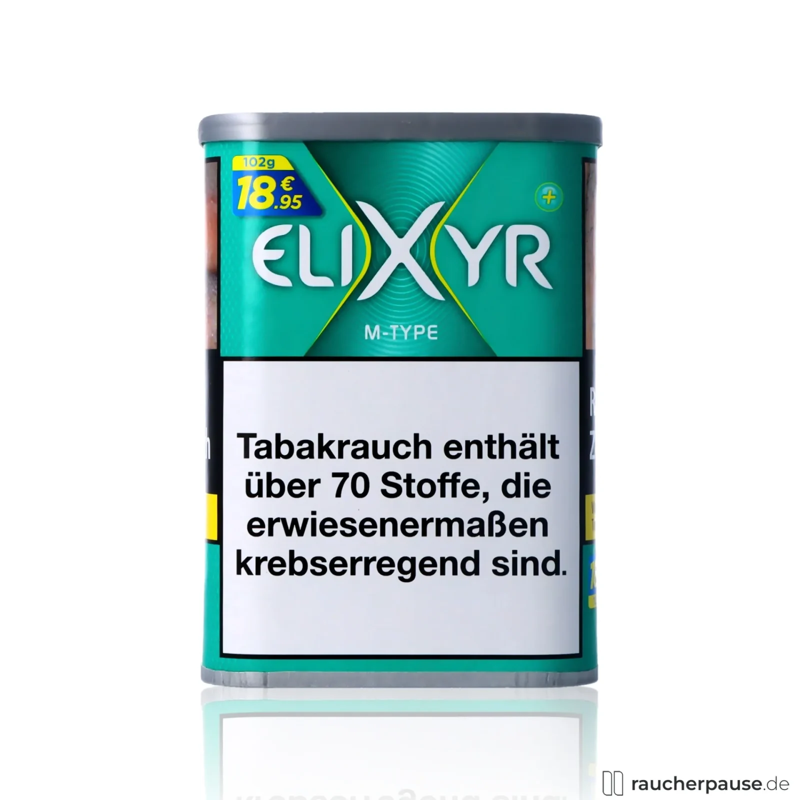 Elixyr+ Zigarettentabak | 102g Dose | American Blend | Kräftiger Geschmack