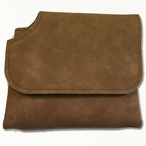 Etui Box Veloursleder Braun Zubehör für e Zigarette