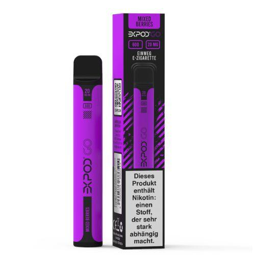 Expod Go Mixed Berries Einweg E-Zigarette 20mg