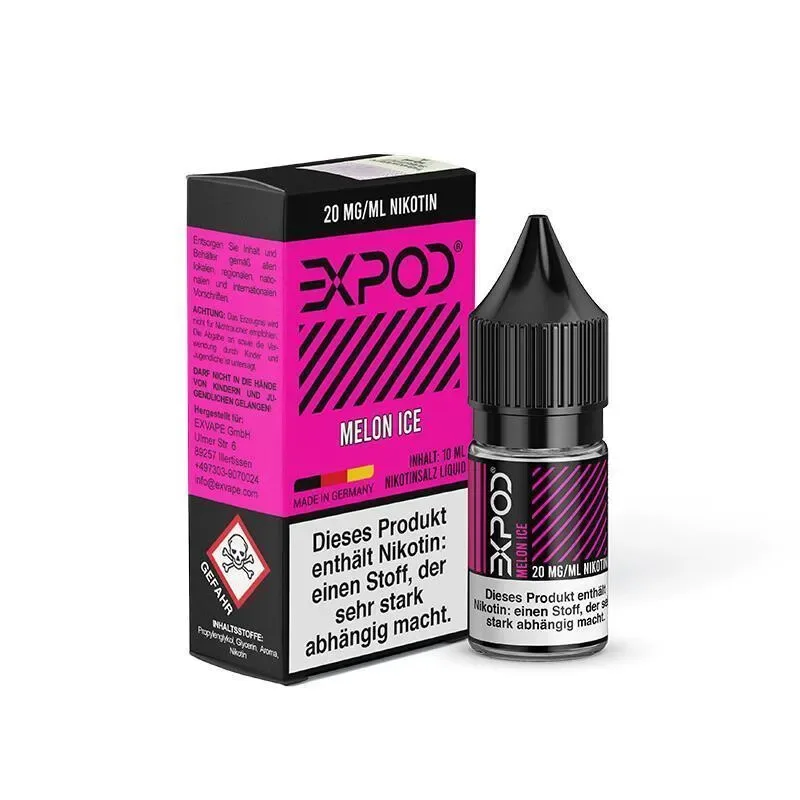 Expod Nikotinsalz Liquid 10ml – Melon Ice-20 mg/ml