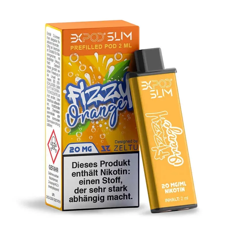Expod Slim Prefilled Pod – Fizzy Orange-20 mg/ml
