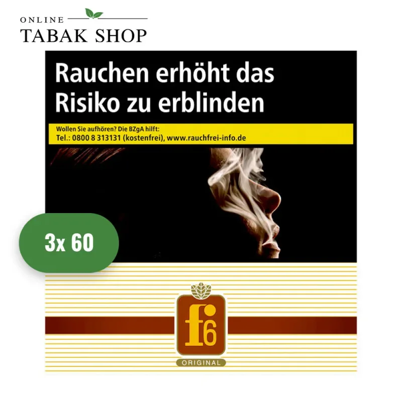 f6 Original Zigaretten 7XL (3 x 60er)