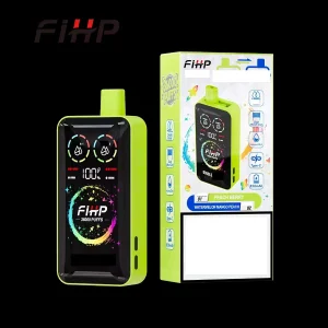 FIHP 36K Double Tastes Full 36K Züge Einweg E Zigarette Dual Mesh Digital Display
