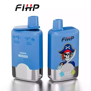 FIHP 40K Double Tastes Screen 40K Züge Einweg E Zigarette Digital Display Wiederaufladbar