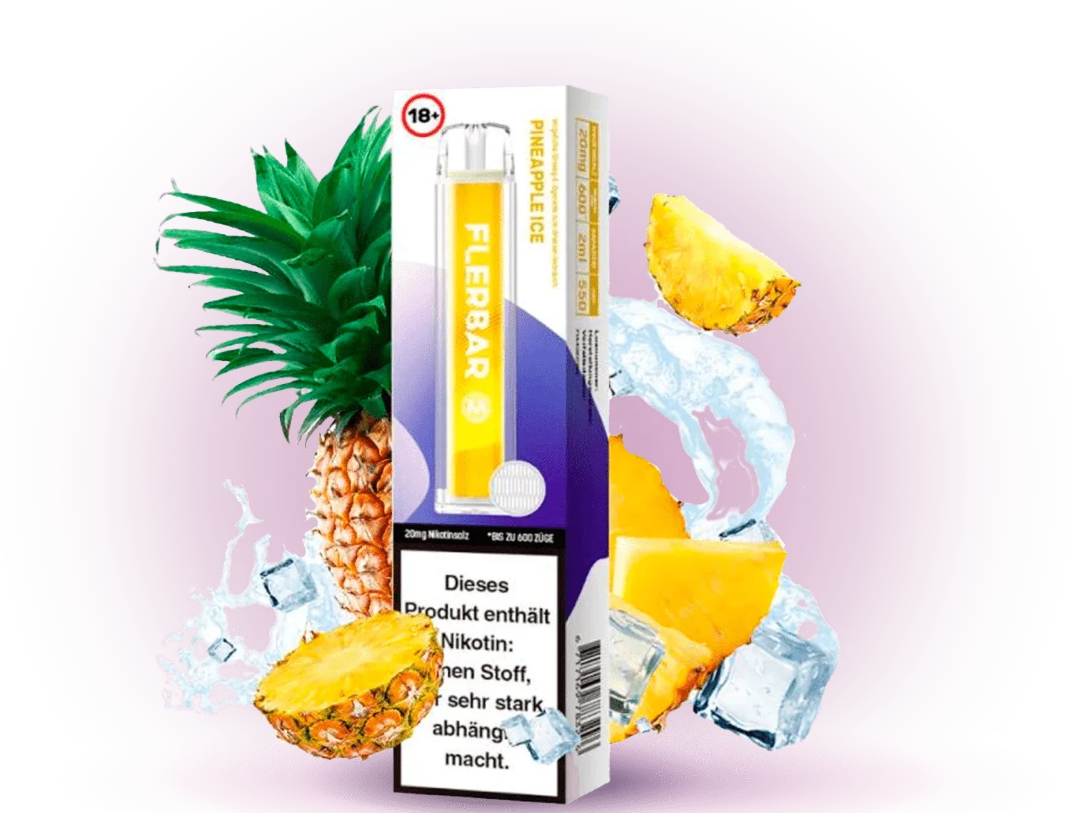 FLERBAR 600 Pinapple Ice 20mg