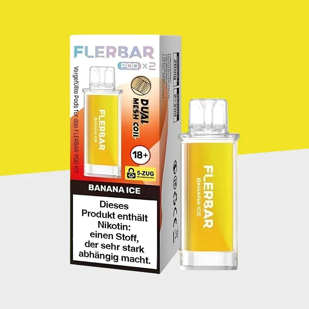 Flerbar – Banana Ice – Pod (2er Pack)