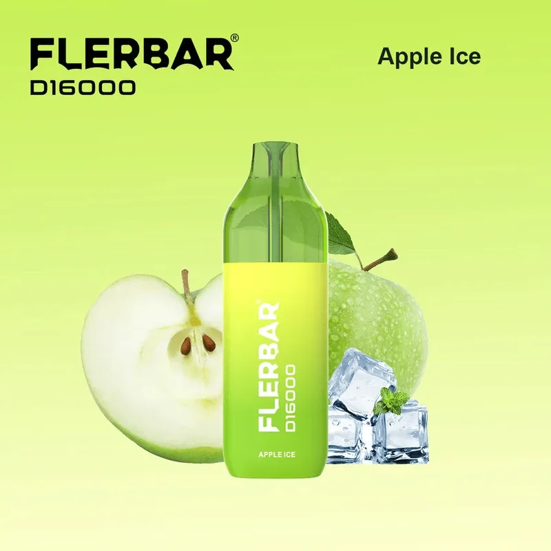 Flerbar D16000 Apple Ice 2ml + 10ml