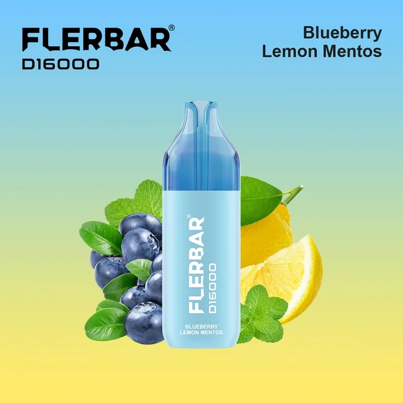 Flerbar D16000 – Blueberry Lemon Mentos – 2ml + 10ml