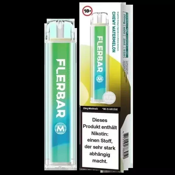 Flerbar Einweg E-Zigarette – Chewy Watermelon 20mg/ml