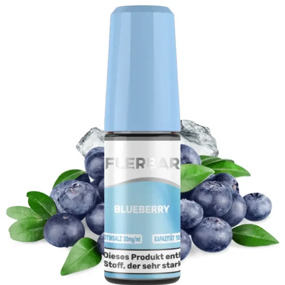 Flerbar Liquid – Blueberry Nikotinsalz Liquid 10ml