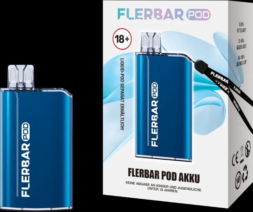Flerbar Pod Akku Blau 500 mAh