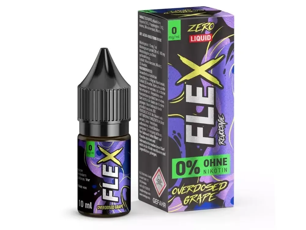 Flex – Overdosed Grape 10ml Nikotinsalz Liquid