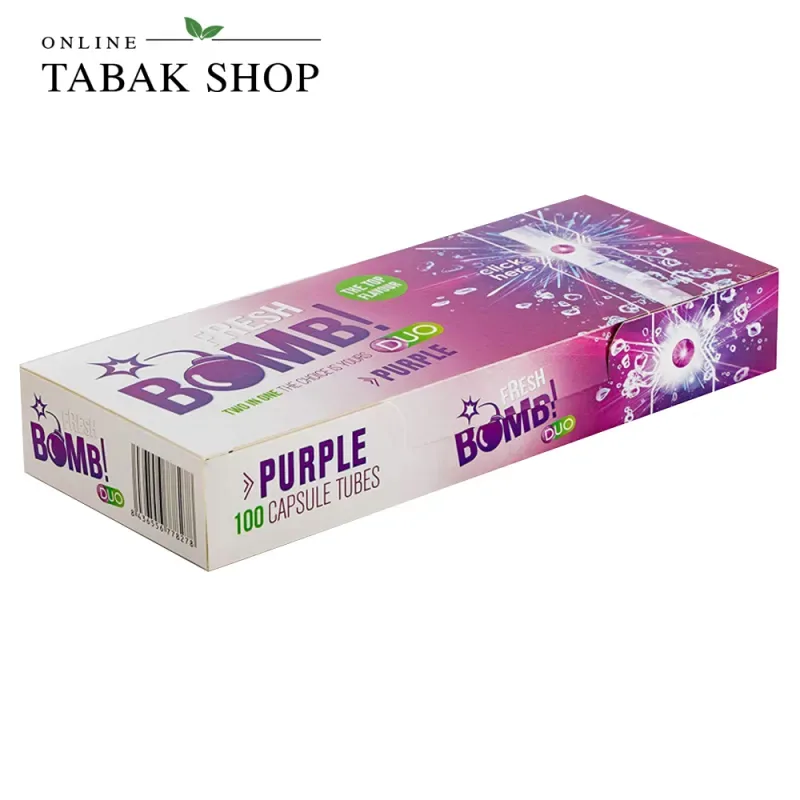 Fresh Bomb Hülsen Berry Mint (Beere Minze) Filterhülse mit Aromakapsel (1x 100er)