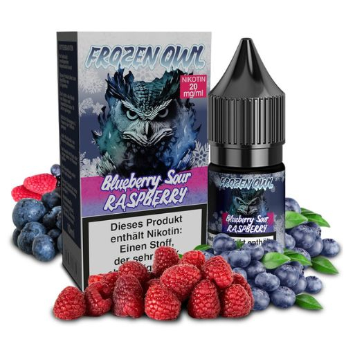 Frozen OWL Blueberry Sour Raspberry Nikotinsalz Liquid 10ml 20mg