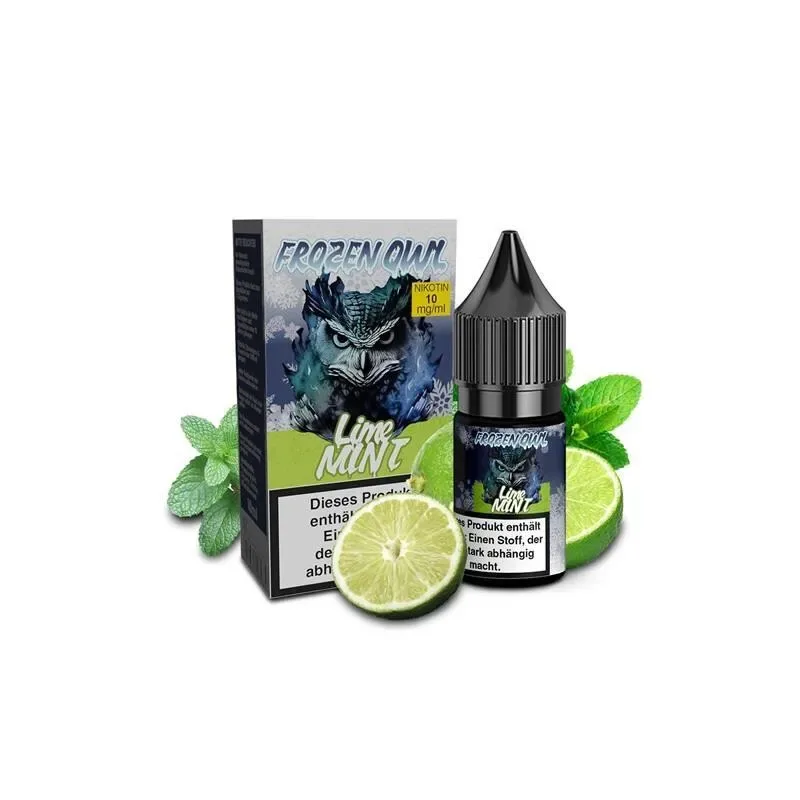 Frozen OWL – Nikotinsalz Liquid 10ml – Lime Mint-20mg/ml