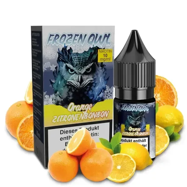Frozen OWL Nikotinsalz Liquid – Orange Zitronenbonbon 10ml 10mg/ml