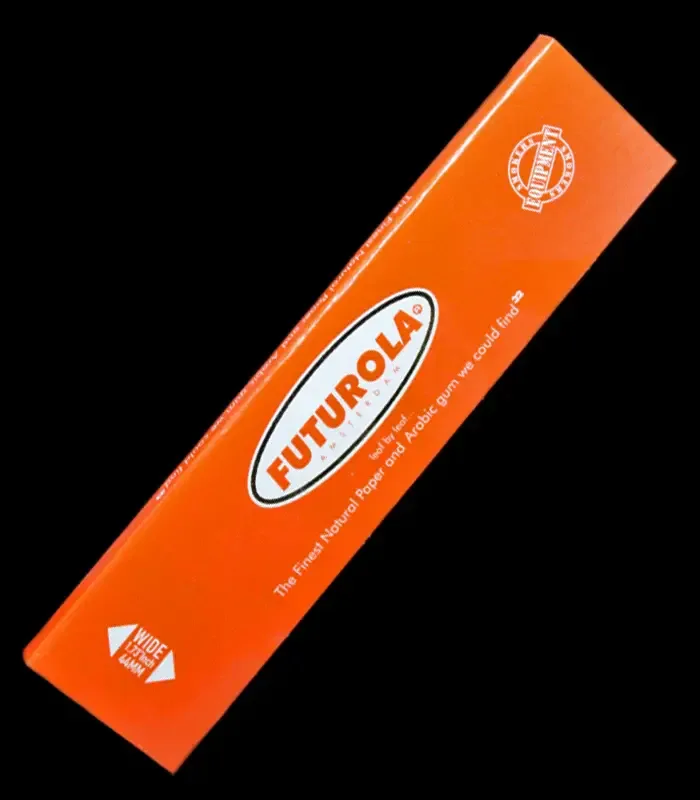 Futurola Orange | breite King Size Slim Papers aus Amsterdam