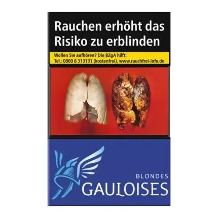 Gauloises Zigaretten Blondes Blau (9.00€) Stange (10×20)