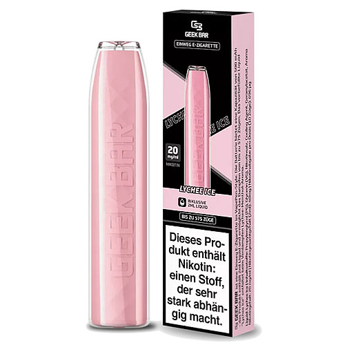 Geek Bar Lychee-Ice Aroma Disposable E-Zigarette 20mg Nikotin