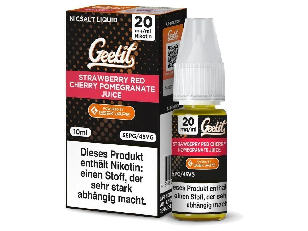 GeekVape Geekit – Strawberry Red Cherry Pomegranate Juice – Nikotinsalz Liquid
