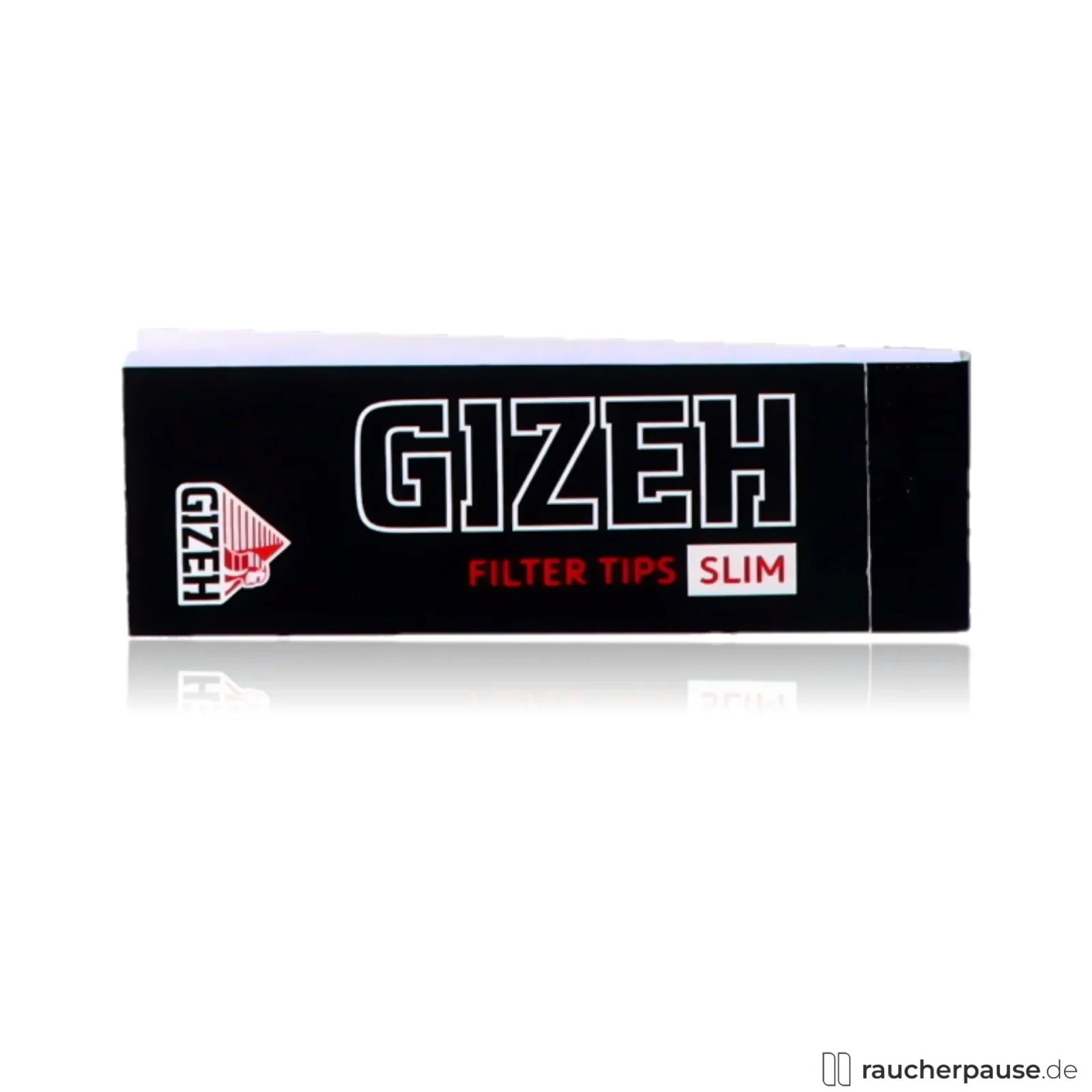 Gizeh Black Filtertips Slim | 35 Stück | Vorperforiert für Selbstgedrehte | Chemiefrei