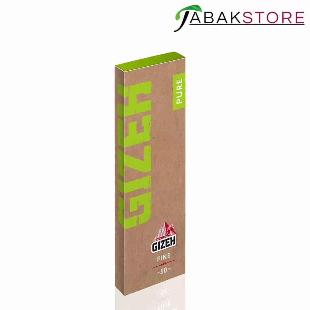 Gizeh Pure Fine Zigarettenpapier | 50x Blatt
