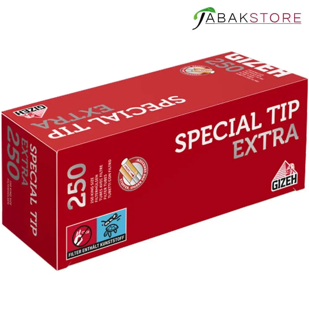 Gizeh Special Tip Rot Extra Hülsen