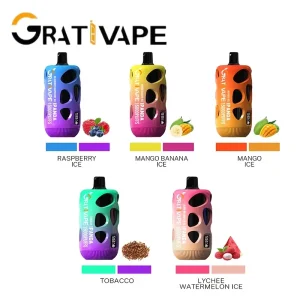 GRATIVAPE iPanda 15K Züge Einweg E Zigarette Digital Display Wiederaufladbar