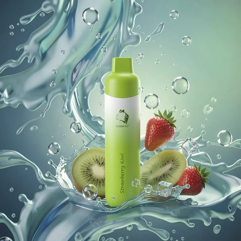Gunnpod AIR 3000 Züge Erdbeer-Kiwi – 10 ml, Wiederaufladbar