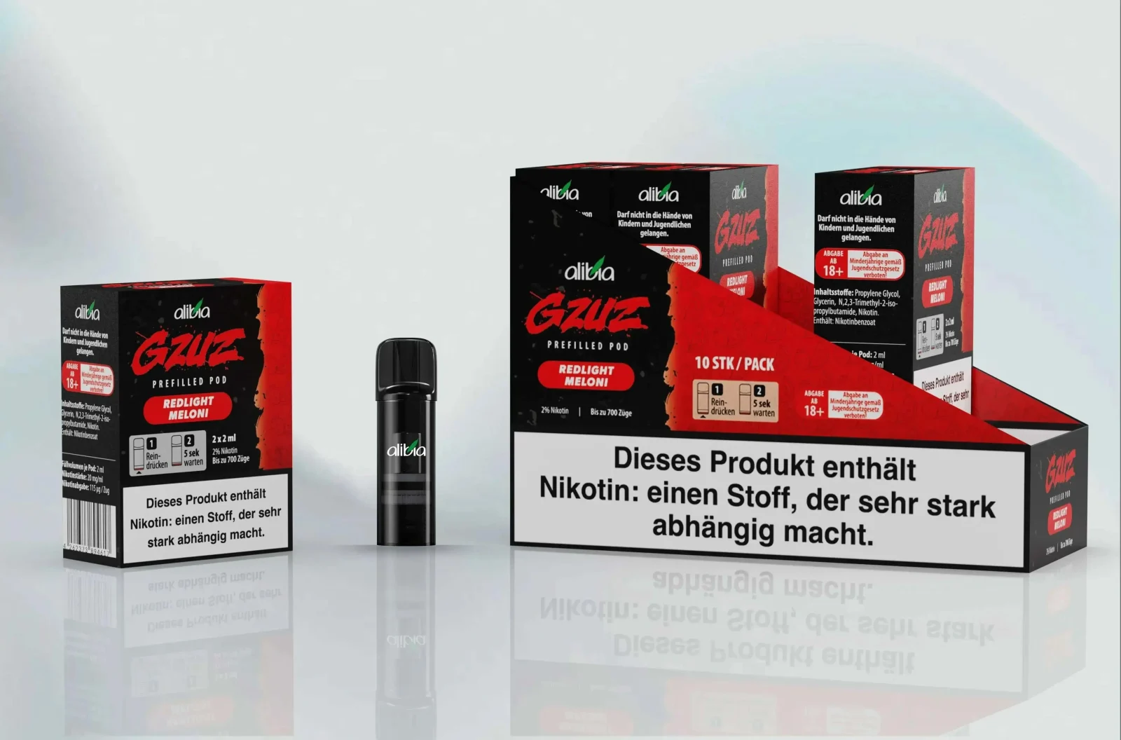 GZUZ – Red Light Meloni – 2 x 20mg( Pods)