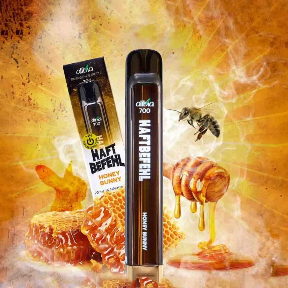 Haftbefehl V2 – Honey Bunny – Einweg Vape