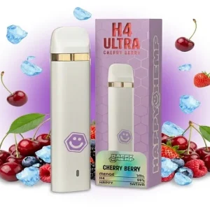 Happy Hemp H4 Ultra 98% Vape Cherry Berry