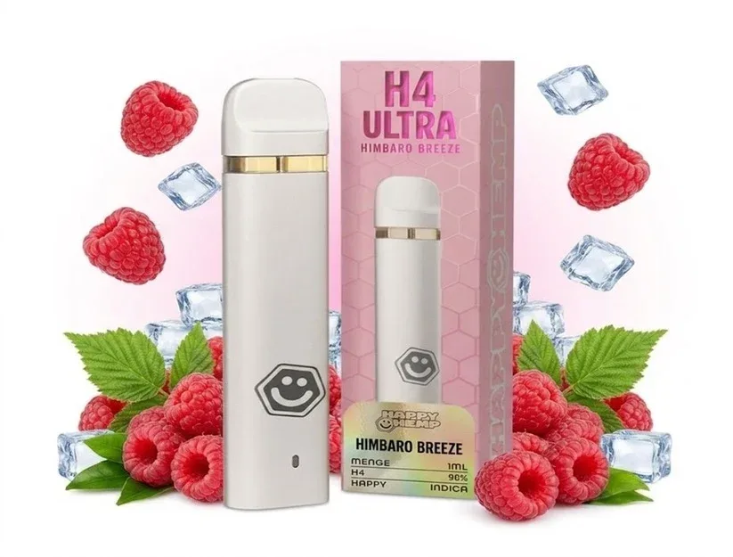 Happy Hemp H4 Ultra 98% Vape Himbaro Breeze
