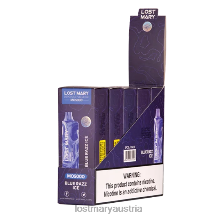 hat Mary Mo5000 verloren blaues Razz-Eis- Lost Mary Vape Geschmack 24NB13 - Image 2