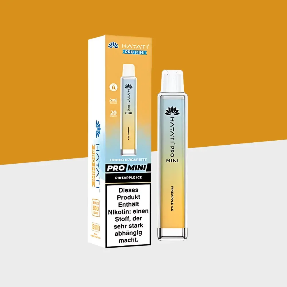 HAYATI Pro Mini 800 – Pineapple Ice – Einweg Vape