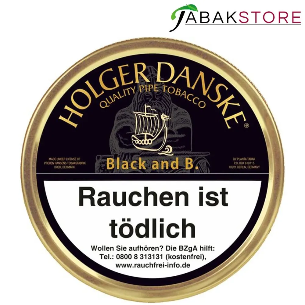 Holger Danske | Black and B. | 100g Dose | 20,90 Euro