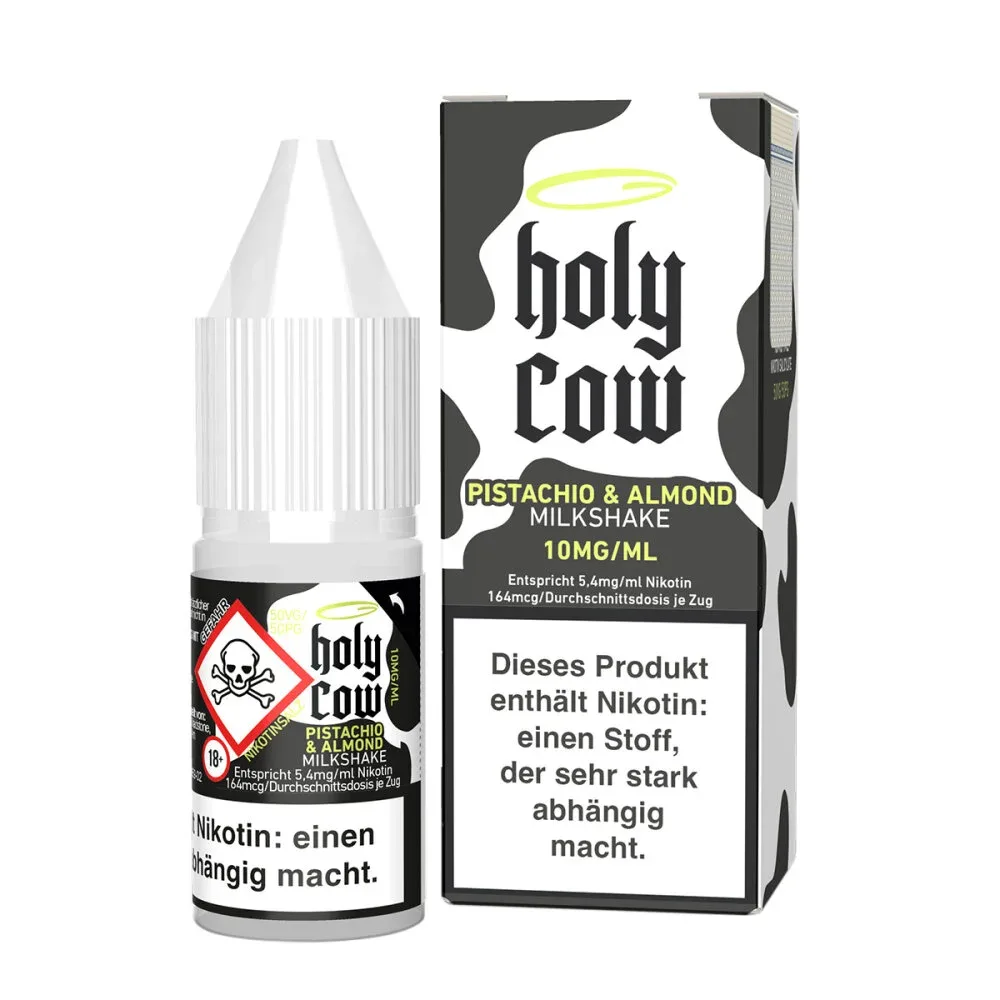 Holy Cow – Pistachio Almond Milkshake – Nikotinsalz (Nikotinsalzliquid, 10 ml, 50% VG / 50% PG)