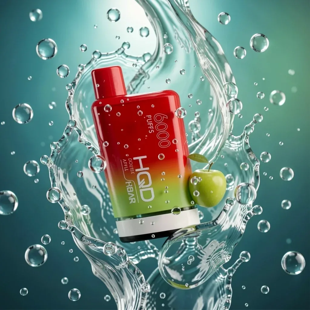 HQD 6000 Züge HBAR – Doppelapfel 12ml E-Liquid