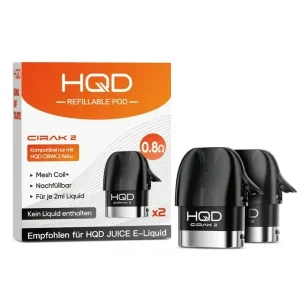 HQD Cirak 2 Refillable Pods 鈥?2er Pack 2er Pack