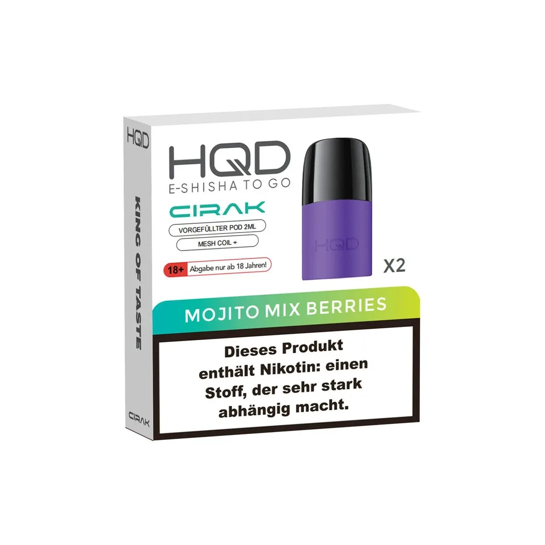 HQD CIRAK PODS 20mg/ml – Mojito Mix Berries